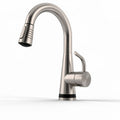 Stainless steel kitchen faucet with pull-down sprayer 30 x 10 x 10cm